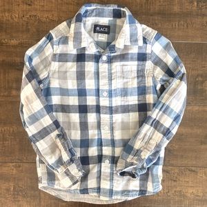 The Children’s Place button down plaid shirt